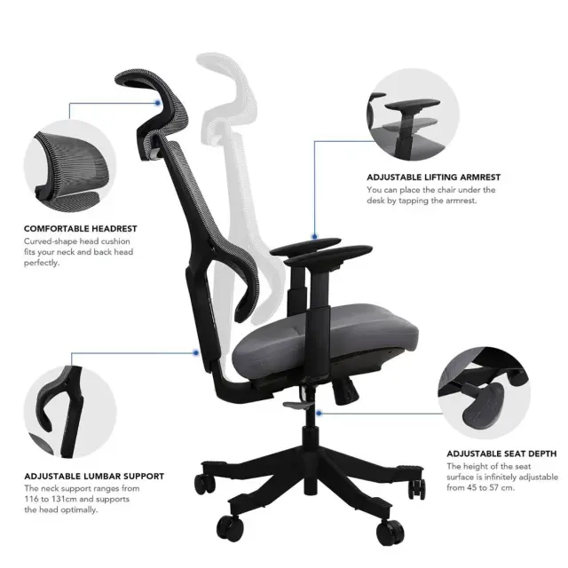 Flexi-Chair Ergonomic Office Chair BS8